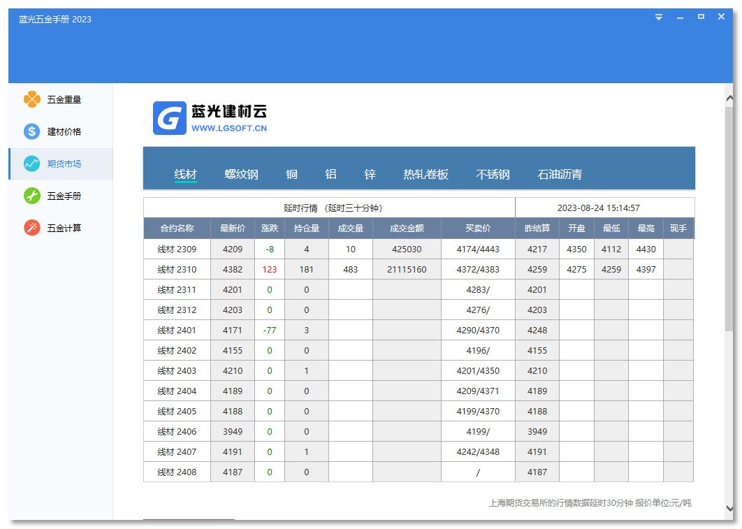 蓝光五金手册 V4.0，五金行业软件，行业资料轻松查询